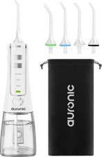 2dekans | Auronic Waterflosser 300 ml - 4 Opzetstukjes - Wit, Ophalen of Verzenden