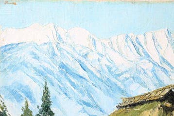 “Dorp van de Noordelijke Alpen (machi)” – Japanse Alpen en, Antiek en Kunst