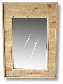 Houten spiegel Groot 36x52 cm, Hobby en Vrije tijd, Knutselen, Nieuw