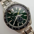 Seiko - Presage Sharp Edged GMT Power Reserve Chronograph -, Nieuw