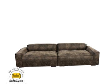 4-zit bruin in microvezel – overstock, Verzenden