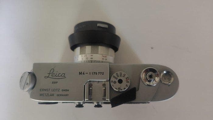 Leica M4 Chrome Rangefinder Body (1967) - Leitz Summicron-M, Verzamelen, Foto-apparatuur en Filmapparatuur