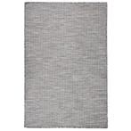 vidaXL Buitenkleed platgeweven 120x170 cm bruin en blauw, Verzenden, Nieuw