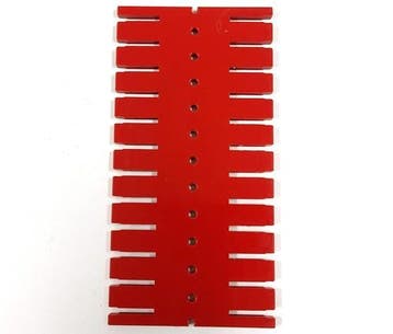 Vintage Fischertechnik 30007 grondplaat, rood, Verzenden, Nieuw