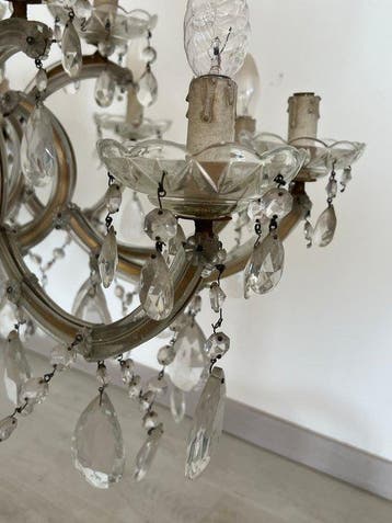 Plafondlamp - Metaal, Glas