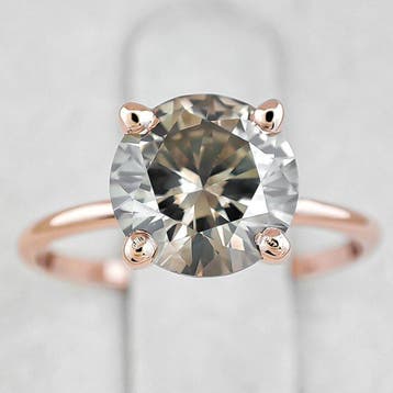 Ring - 14 karaat Roségoud - 2.00ct. tw. Diamant (Natuurlijk