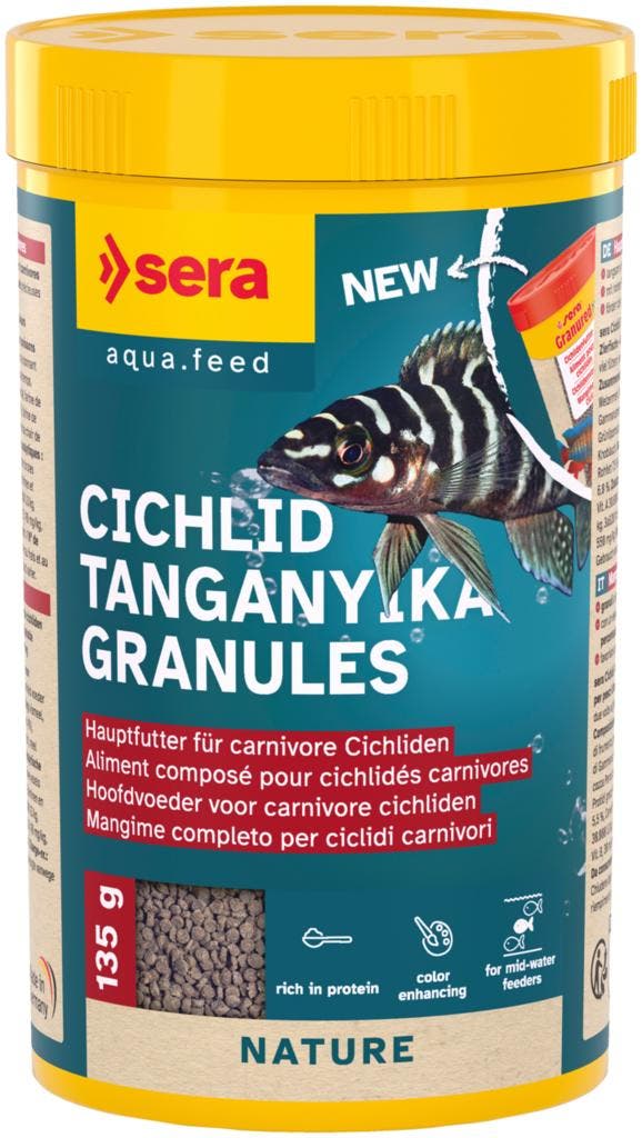 Sera Cichlid Tanganyika Granules 1000ml, Dieren en Toebehoren, Vissen | Aquaria en Toebehoren, Overige typen, Nieuw, Ophalen of Verzenden
