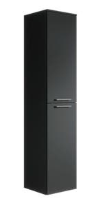 Badkamerkast Venus 30 x 30 x 160 cm Mat zwart Kolomkast, Doe-het-zelf en Bouw, Verzenden, Nieuw