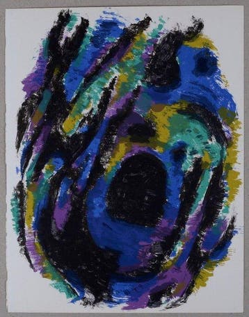 Alfred Manessier (1911-1993) - Le Nid, Petite tache noire