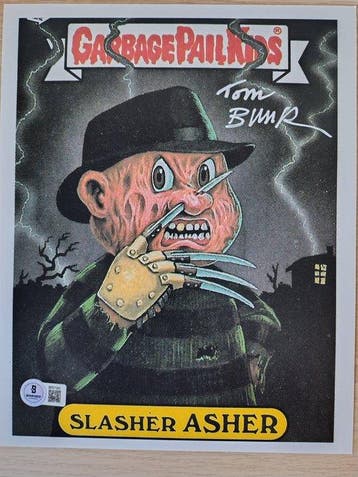 Tom Bunk - Slasher Asher - Autograph, Photo with Beckett COA, Cd's en Dvd's, Nieuw in verpakking
