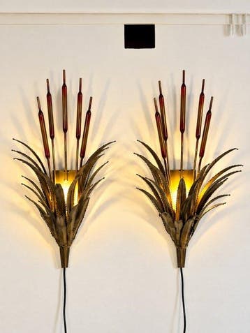 Wandlamp (2) - Messing