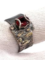 Sans prix de réserve - Bague - 14 carats Argent, Or jaune