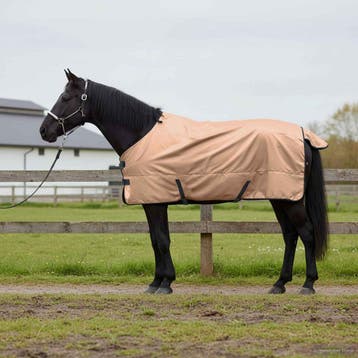 vidaXL Paardendeken Cappuccino 85 cm Polyester, Dieren en Toebehoren, Verzenden, Nieuw