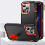 iPhone 13 Mini Armor Hoesje met Kickstand - Shockproof Cover, Verzenden, Nieuw