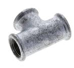 Rp 3/8 Verzinkt Gietijzeren T-stuk 25 Bar [2 Stuks], Verzenden