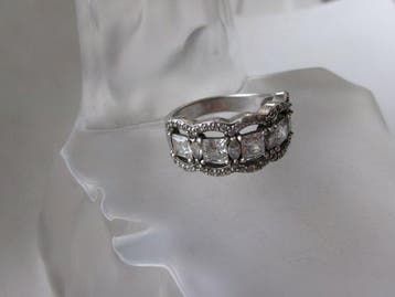 Zilver - Ring - Art Deco-stijl