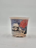 Met de hand getekende bonsai-pot - verzamelstuk - Hoogte
