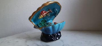 Vallauris - Lampe - Faïence - Lampe-veilleuse en forme de