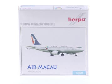 Schaal 1:500 Herpa 501798 Airbus A320 Air Macau Reg. B-MA..., Ophalen of Verzenden