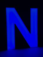 Lamp - Metaal - Letter N