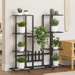 vidaXL Bloemenstandaard met wielen 94,5x24,5x91,5 cm ijzer, Tuin en Terras, Verzenden, Nieuw