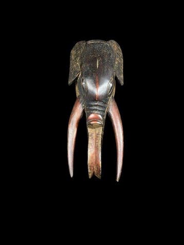 Masker Olifant - 61 cm - Baule - Ivoorkust (Zonder
