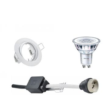 Philips 3W LED Spot Set - Kantelbare, Dimbare Ronde Inbouwsp, Verzenden