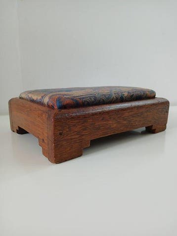 Ottoman - Chêne - Art déco - Amsterdamse School