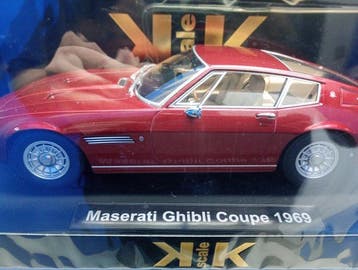 KK Scale 1:18 - Model sportwagen - Maserati Ghibli Coupe, Nieuw