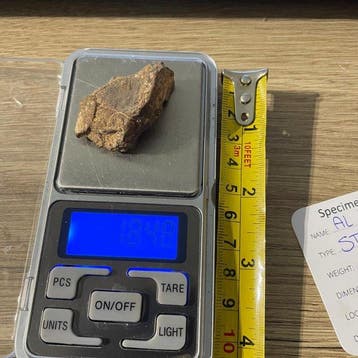Al Haggounia meteoriet in luxe standaard - Hoogte: 42 mm -, Verzamelen