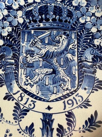 De Porceleyne Fles, Delft - Bord - Aardewerk
