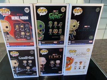Funko - Funko Pop Gravik; Fancy Groot; Kai; Fawkes; Kingpin;