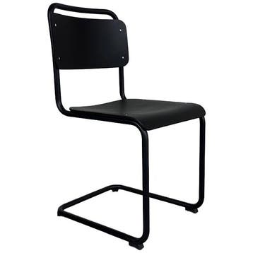 Dutch Originals Gispen Set Van 4 Eetkamerstoelen 101xl -, Huis en Inrichting, Verzenden, Zo goed als nieuw, Zwart
