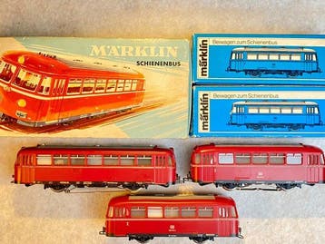 Märklin H0 - 3016..3, 4018 - Rame automotrice (3) - Railbus, Nieuw