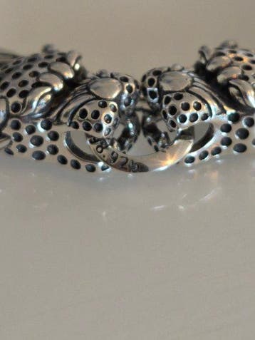 Zonder minimumprijs - Armband Zilver - Panther armband, Handtassen en Accessoires, Nieuw