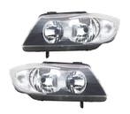PHARES POUR BMW SÉRIE 3 E90 4P E91 TOURING 05-08 FOND CHROMÉ, Verzenden, Nieuw