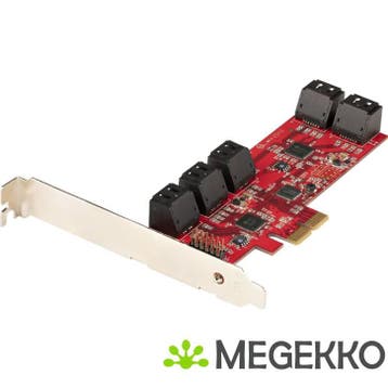 StarTech.com SATA PCIe Kaart, 10 Port PCIe SATA, Verzenden