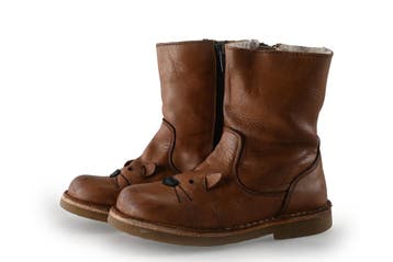 Milo &amp; Mila Enkellaarzen Meisjes in maat 29 Cognac, Verzenden, Jongen of Meisje, Schoenen, Nieuw