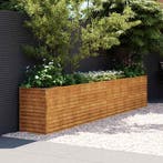 vidaXL Verhoogde tuinbak 385x50x69 cm cortenstaal, Verzenden, Nieuw