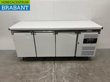 RVS Ecofrost Koelwerkbank 3 Deuren 179,5 x 60 cm 230V Horeca, Ophalen of Verzenden, Nieuw in verpakking