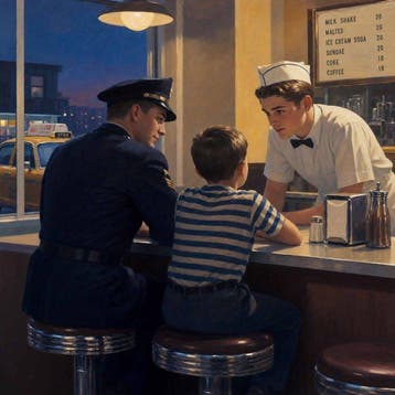 Le Yack - Saturday Evening, Later - Hand-signed