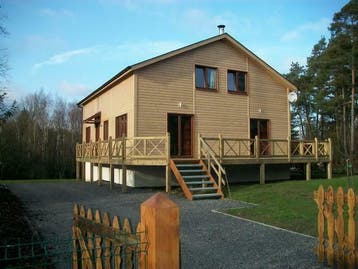 Luxe chalet: sauna  8p. 2bdk, 4 slp. Tot 4 honden welkom, 4 of meer slaapkamers, Landelijk, In bos, Eigenaar