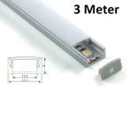 LED Profiel 3 meter - 8mm slim line, Doe-het-zelf en Bouw, Metalen, Verzenden, Nieuw