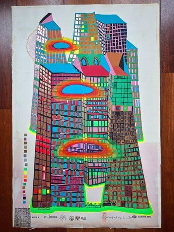 Friedensreich Hundertwasser (1928-2000) - Good Morning City