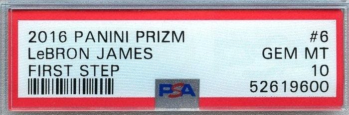 Panini - 2016 - Prizm - Gem Mint - LeBron James - PSA 10, Collections, Autocollants