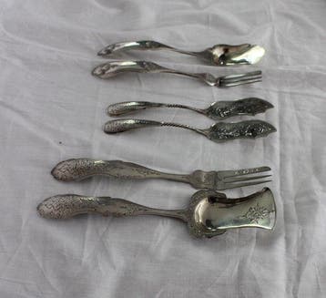 Ménagère (6) - Argent 833 - Gember couverts