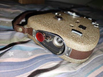 Gevaert Carena Geva 8 Double 8mm Cine Camera - Tan Wrinkle, Verzamelen