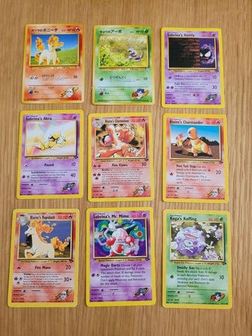 Pokémon - 58 Onvolledige set - WOTC - Gym Challenge, Gym, Hobby en Vrije tijd, Verzamelkaartspellen | Pokémon, Nieuw