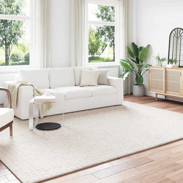 vidaXL Vloerkleden SIROLO Crèmekleurig 340 x 240 cm, Huis en Inrichting, Stoffering | Tapijten en Vloerkleden, Verzenden, Nieuw