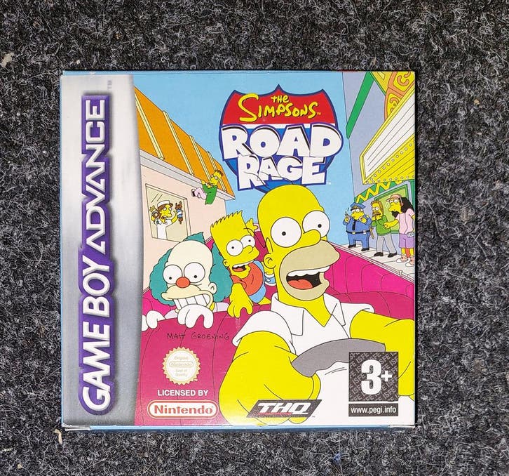 The Simpsons Road Rage (Nintendo Gameboy Advance tweedehands, Consoles de jeu & Jeux vidéo, Jeux | Nintendo Game Boy, Enlèvement ou Envoi